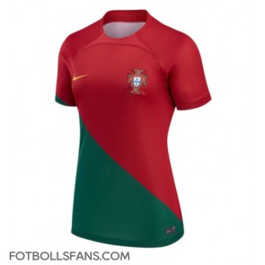Portugal Replika Hemmatröja Damer VM 2022 Kortärmad